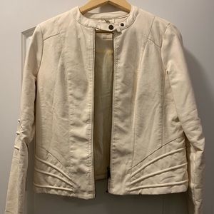 White Pleather Jacket
